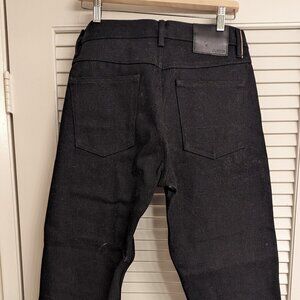 Gustin 17oz Selvedge - BlackXBlack, 34'' Straight